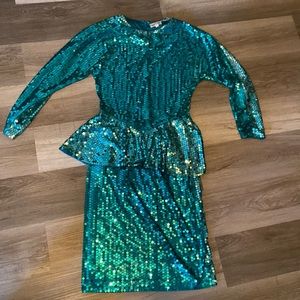 Vintage sequins dress